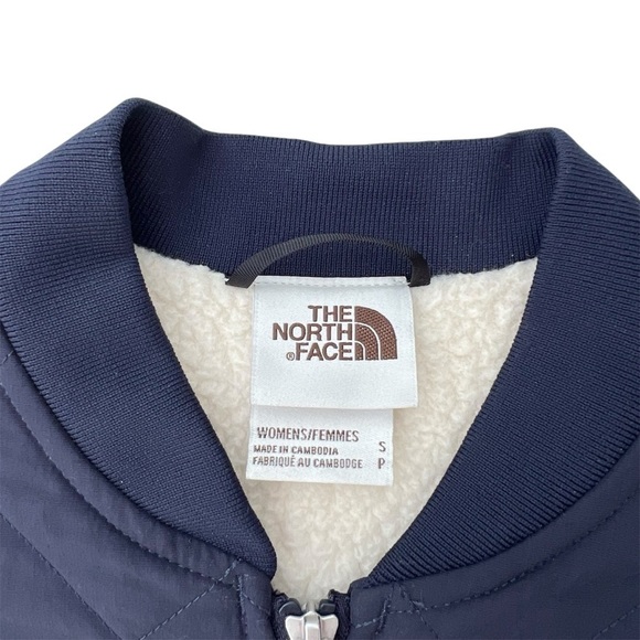 The North Face Cuchillo Parka Women’s Size Small Blue Quilted Fleece New NWT - Picture 8 of 12